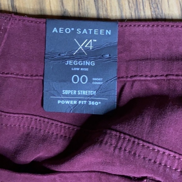 AEO Super Low Jeggings Size 00 Short - Picture 11 of 13